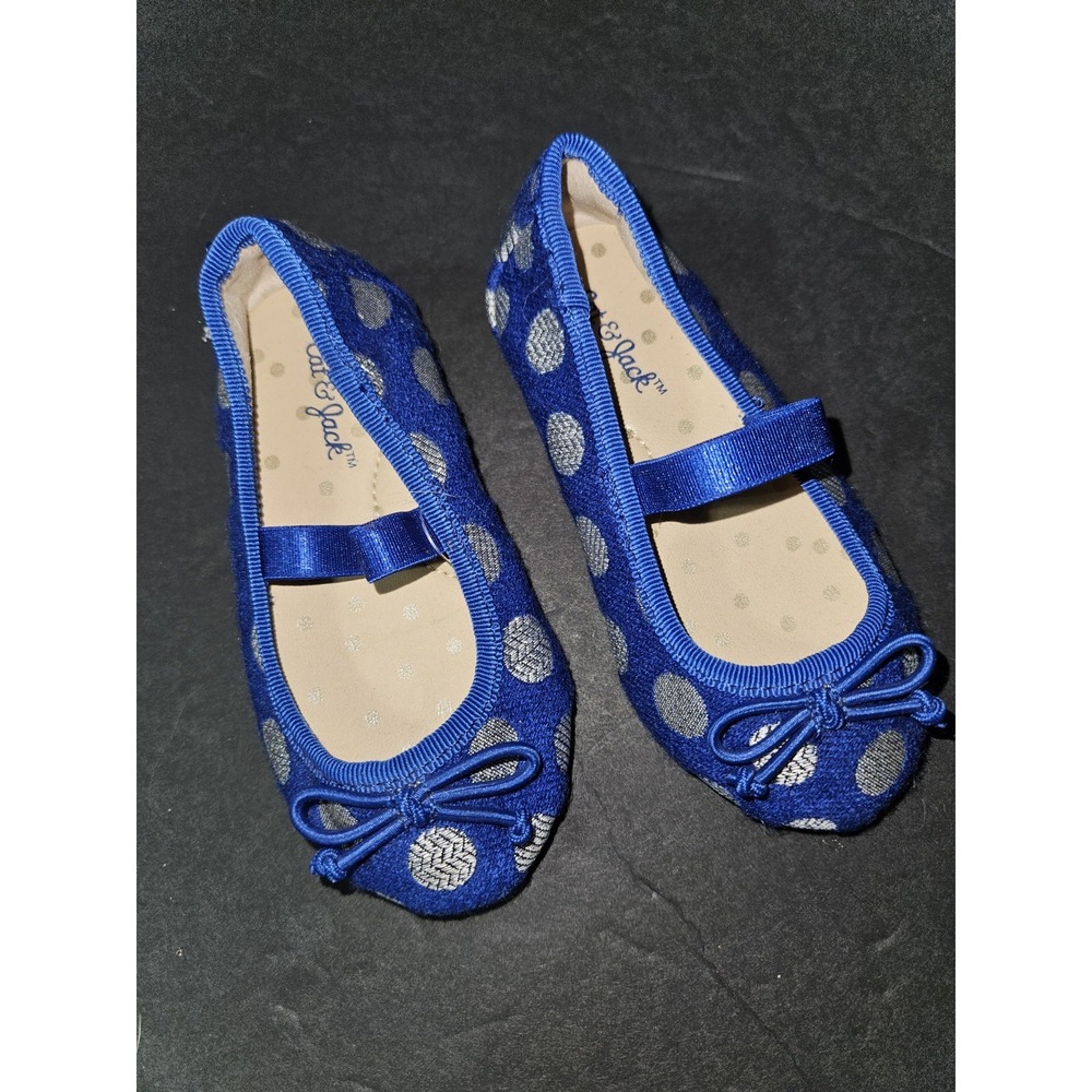 Size 5 Toddler Girls Ballerina Flat By Cat And Jack New